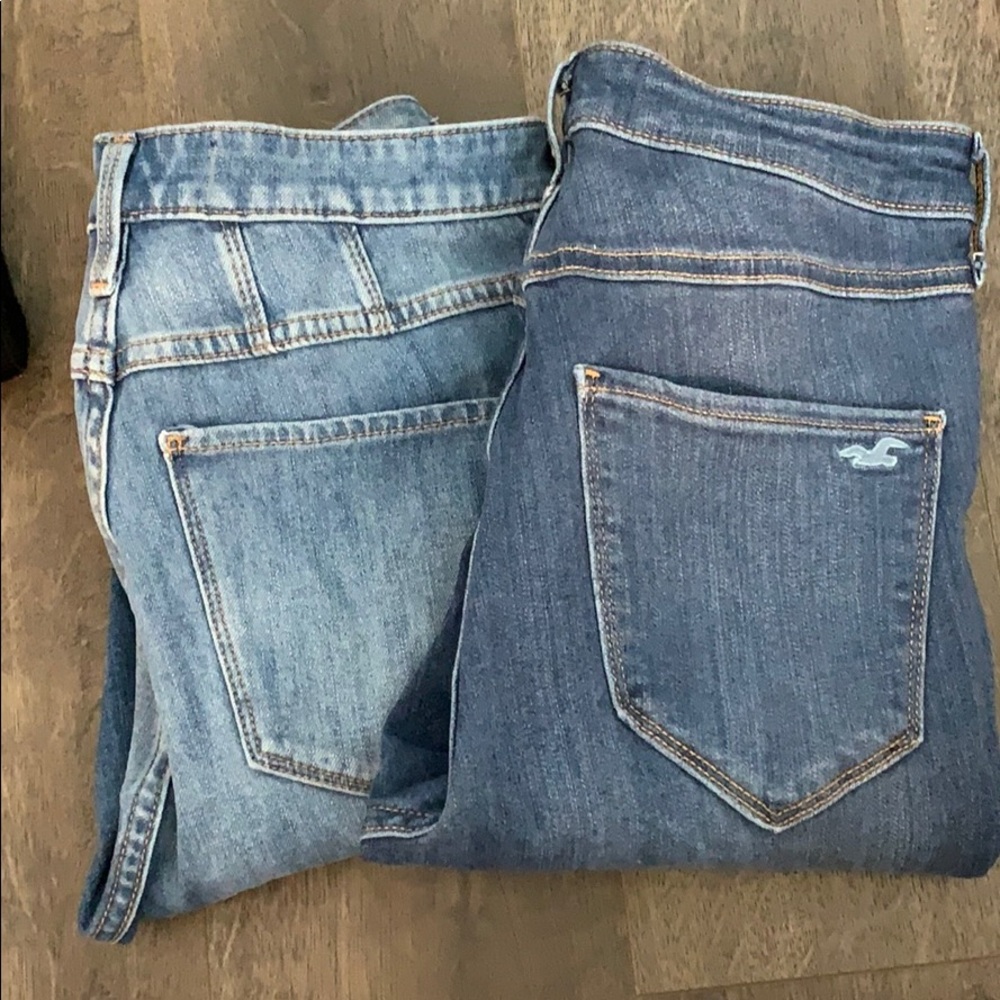 SET OF 2 HOLLISTER SIZE 9S ULTRA HIGH RISE JEGGING